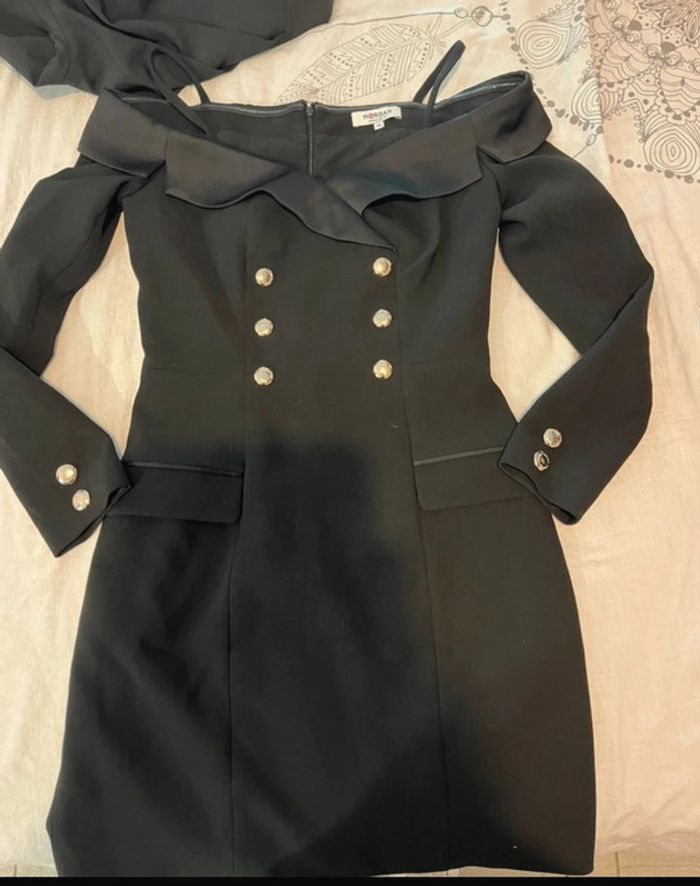 Robe Morgan Noire col bardot / 212-Rdiana T36 - photo numéro 3