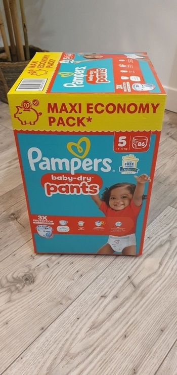 Couches Pampers baby-dry Pants T5