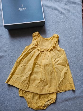 Robe jacadi jaune