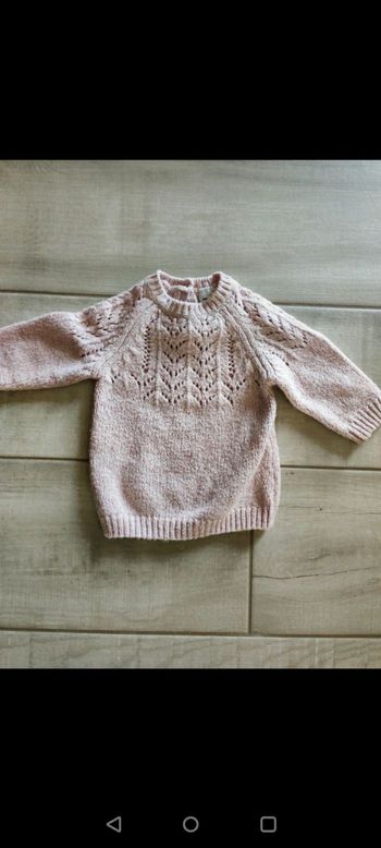 Pull rose 12 mois Tape à l'oeil