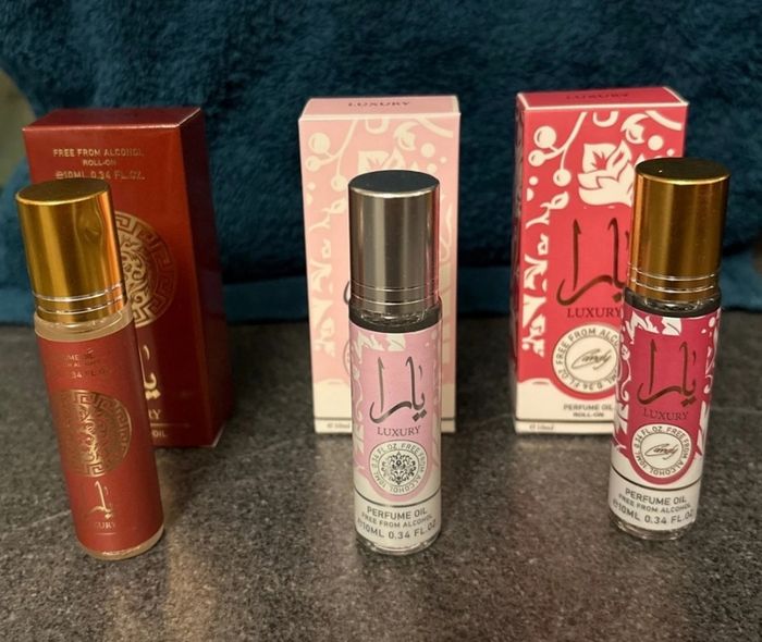 Lot de 3 parfums roll-on 10ml LUXURY – Inspirations Yara Candy, Yara Rose & Assad Bourbon – Sans alcool - photo numéro 3