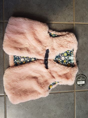 Gilet fourrure sans manches