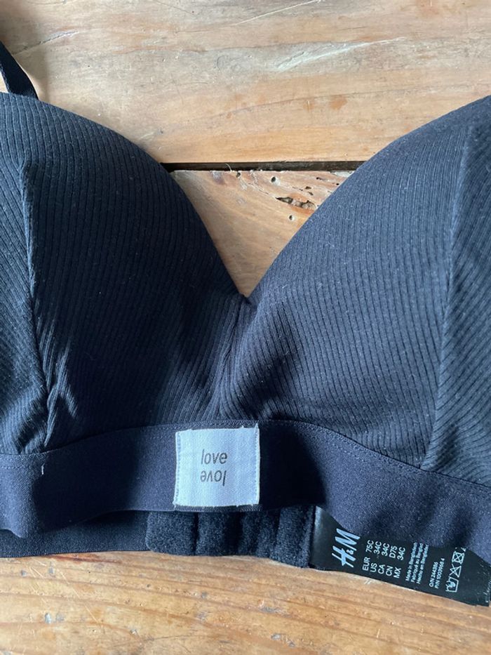 Soutien gorge noir H&M 75C - photo numéro 3