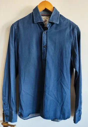 Chemise Devred taille S extra slim fit Bleu