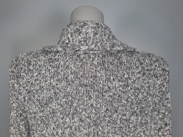 Cardigan gris chiné Tommy Hilfiger femme M (642) - photo numéro 6