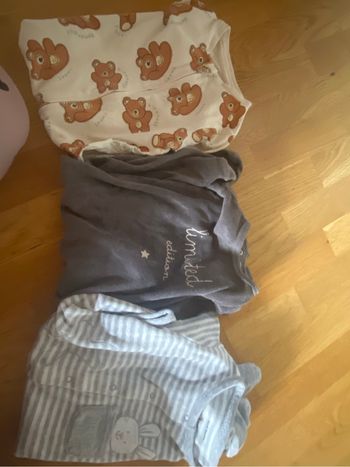 Lot 3 pyjamas bébé