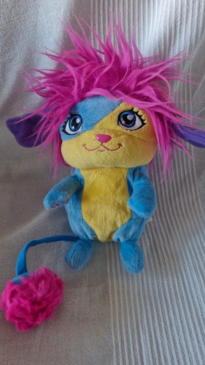 Popples lulu  bleu jaune