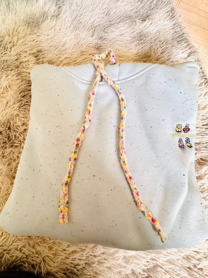 Sweat à capuche molletonné doux – Spongebob x Jmhkdalf marque coréenne édition spéciale - photo numéro 8