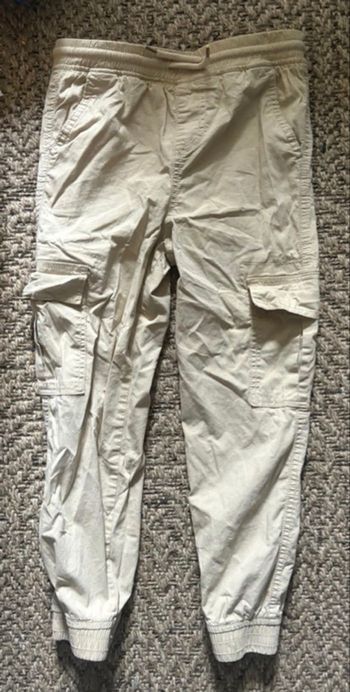 Pantalon style cargo La Fabrique des garçons beige 8 ans