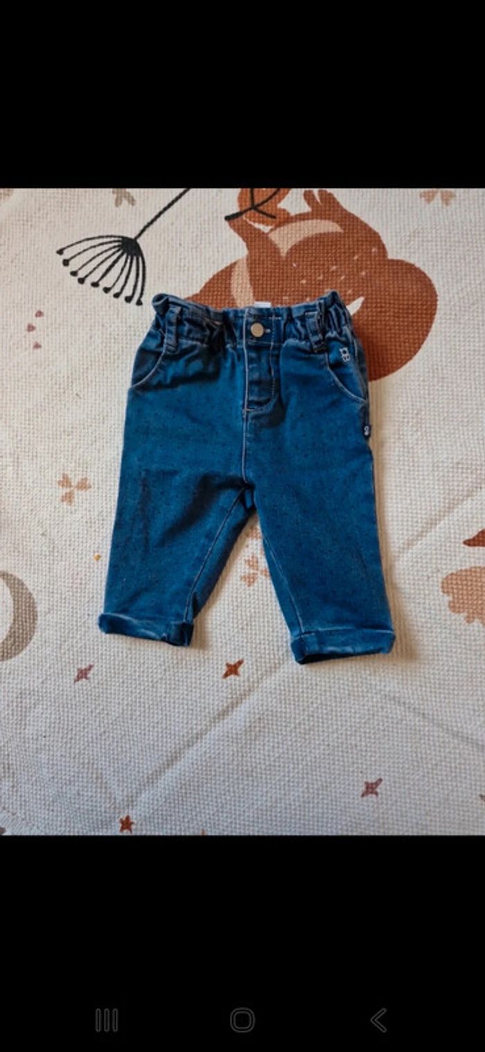 Lot de 3 pantalons 6 mois - photo numéro 2