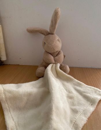Doudou lapin baby nat