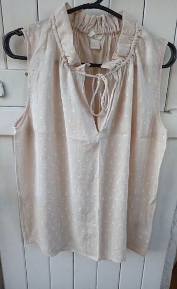 Blouse légère beige h&m t.40