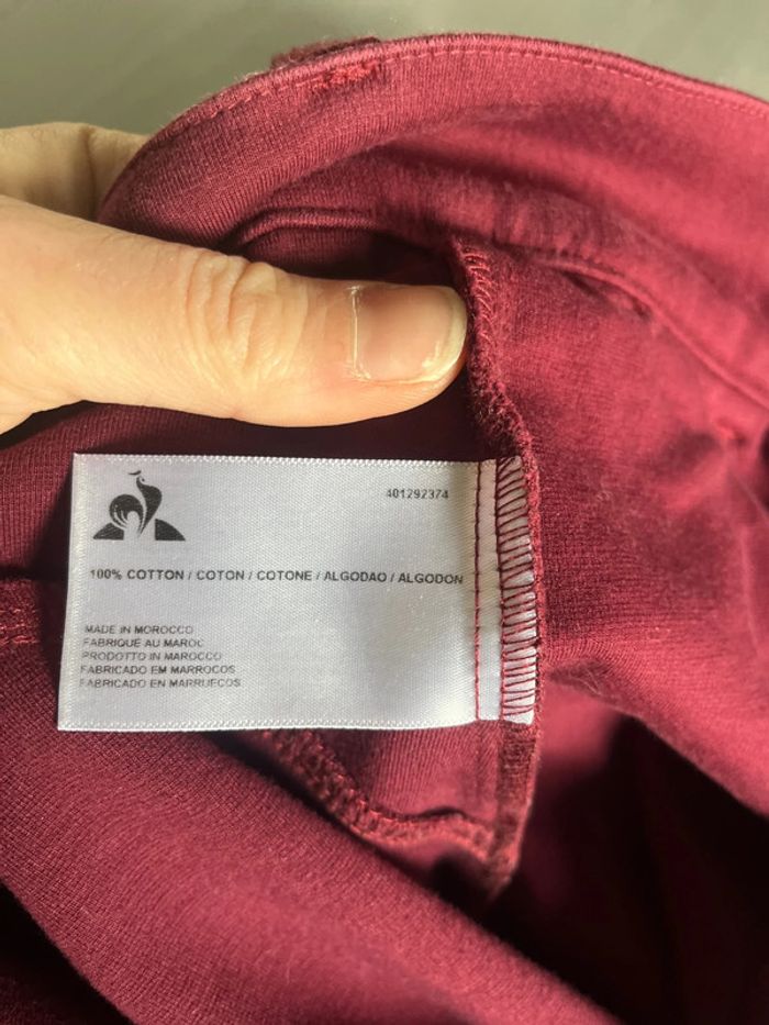 Pantalon Le Coq Soortif Bordeaux 42 - photo numéro 4
