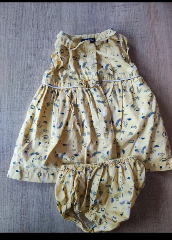 Robe et culotte sergent major 6 mois