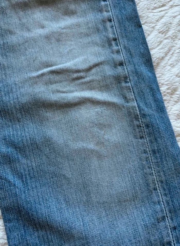 Jean Lévis 501 homme coupe droite straight leg bleu effet délavé taille W30 M/40 L/34 Y2K - photo numéro 6