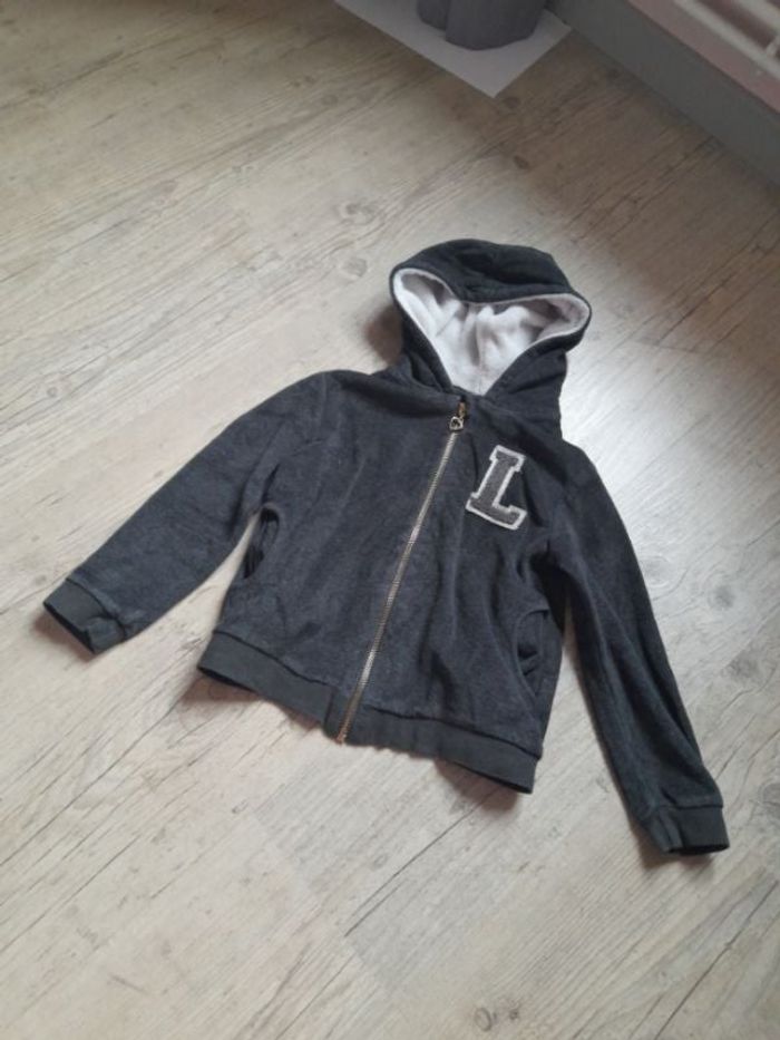 Sweat zippée lili Marelle taille 6 ans