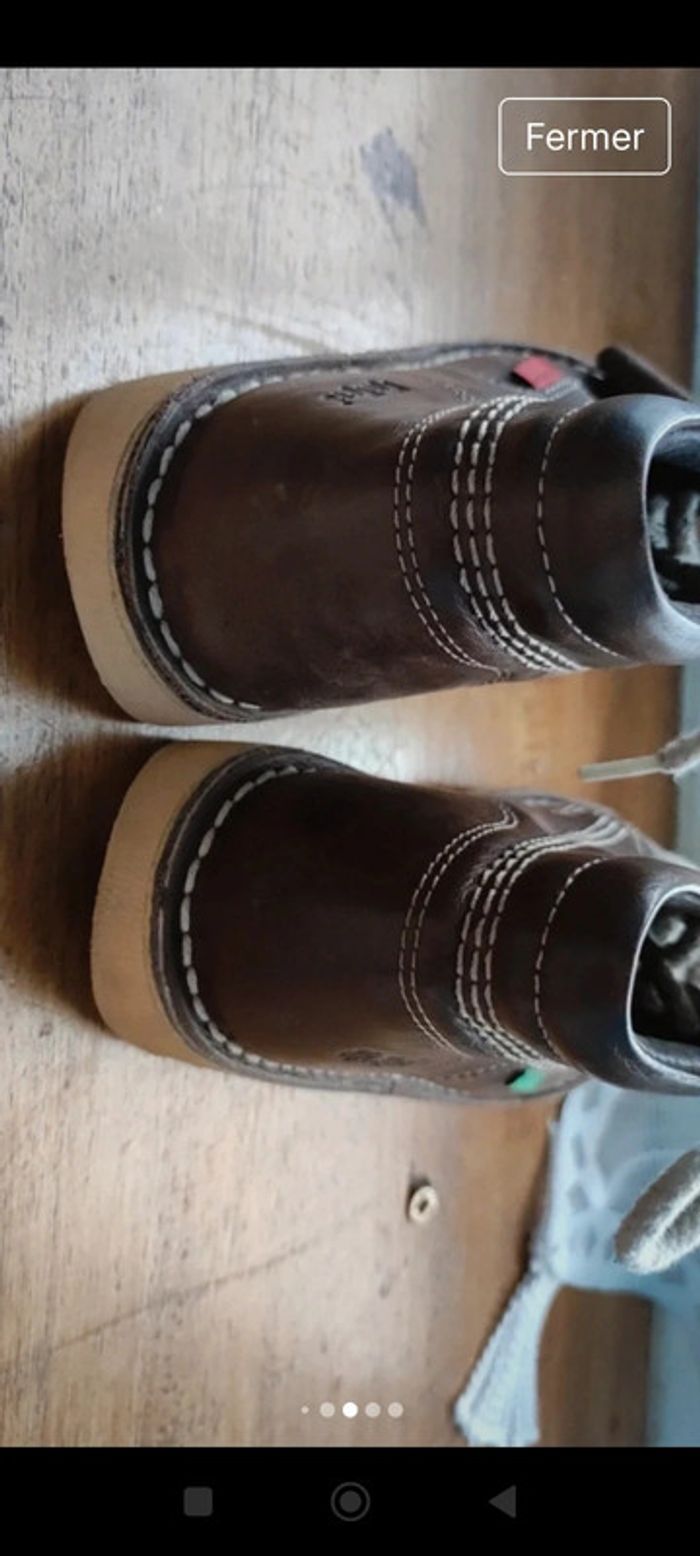 Kickers marron - photo numéro 4