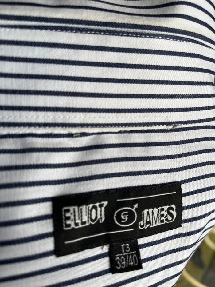 Chemise bleue et blanche - photo numéro 5