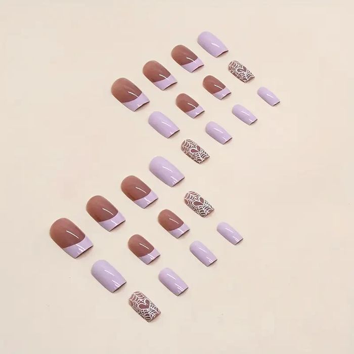 💖 Faux ongles Halloween Glam & Effrayants – 24 pièces pour un look rose et mystique 💅👻 - photo numéro 3