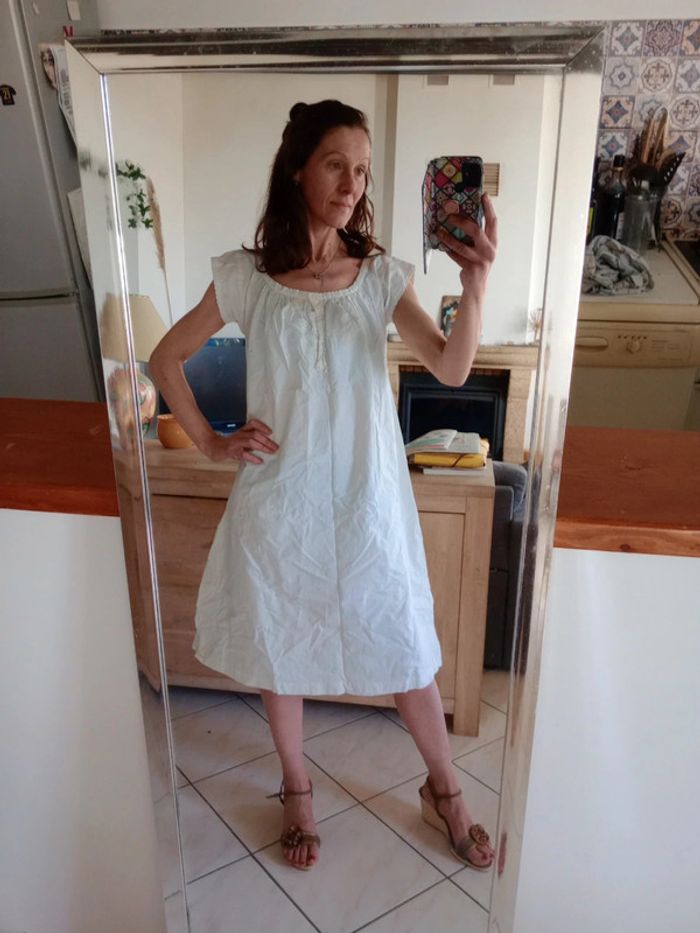 Robe 44 blanc cassé c8 - photo numéro 2