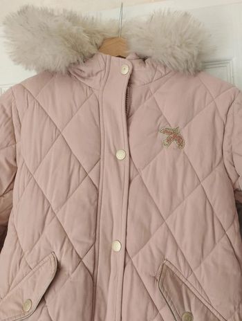 Manteau fille chaud avec capuche - 12 ans