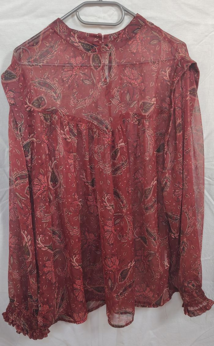 Blouse bordeaux