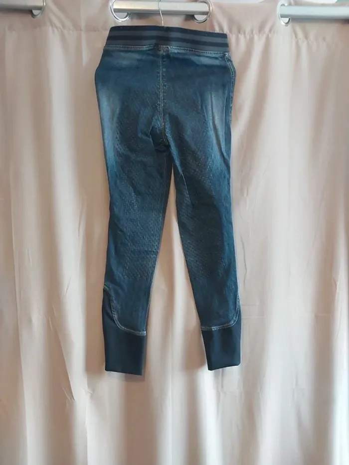 Pantalon équitation jean 12 ans - photo numéro 2