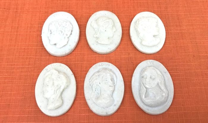 Années 1970 Publicité Collection Total 6 Camées Les amours célèbres - photo numéro 6