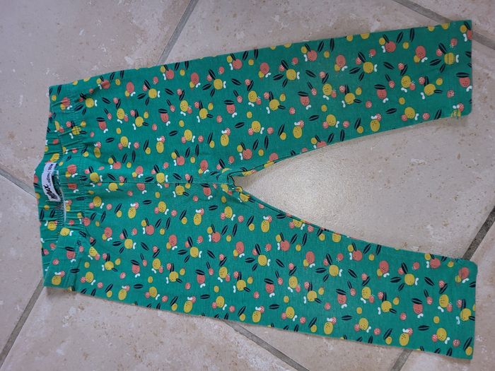 Ensemble pull fin citron et legging 18 mois - photo numéro 3