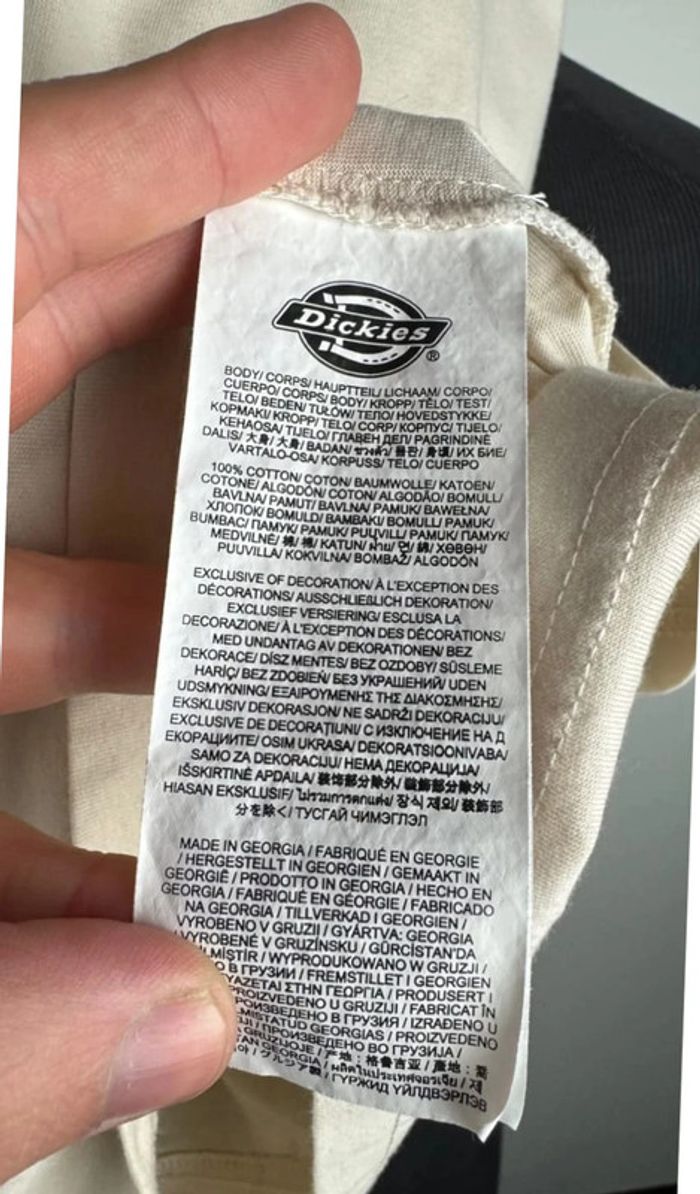 T-Shirt Dickies vintage blanc taille S - photo numéro 5