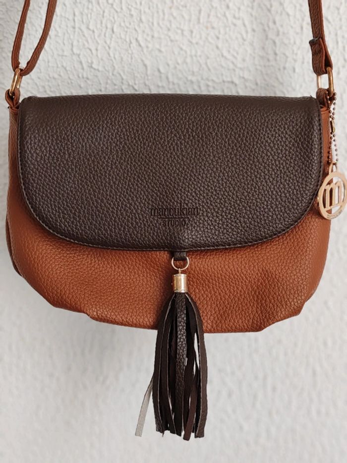 Sac Manoukian caramel et marron - photo numéro 8