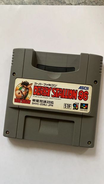 derby stallion 96 super famicom jap