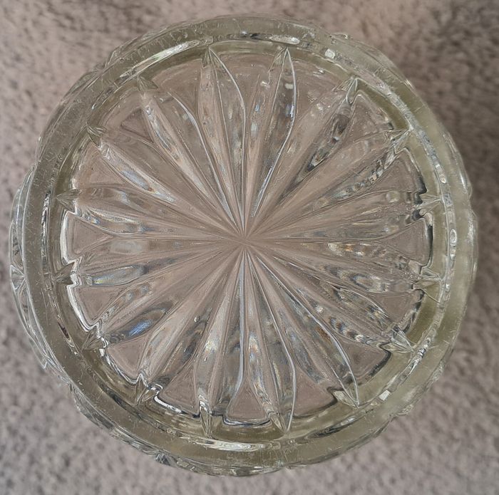 🏺Grand et ancien vase en verre transparent - photo numéro 4