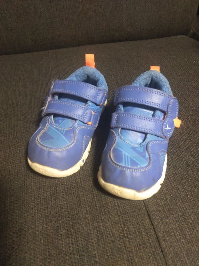 Baskets a velcros Bleu T 26 Domyos decathlon