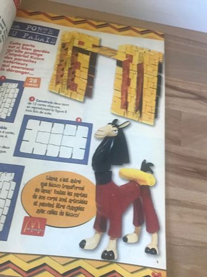 jeu de cartes de construction de château jamais utilisées avec journal de mickey vintage 03/2001 - photo numéro 9