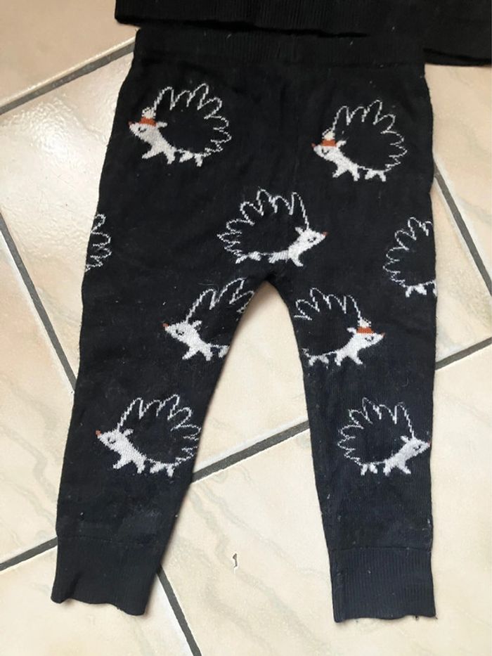 Ensemble catimini pantalon et gilet laine hérisson 18mois - photo numéro 7