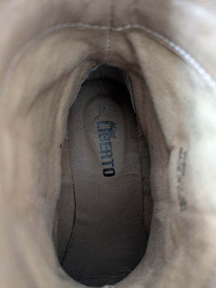 Bottines chic beige Neuve 37 Pied fin - photo numéro 6