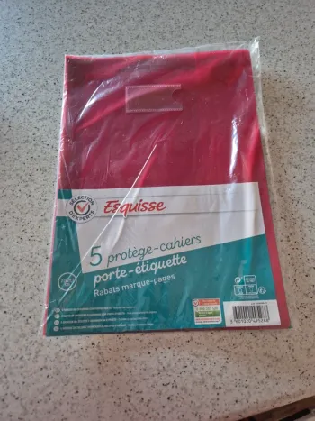 Lot 4 protège cahiers
