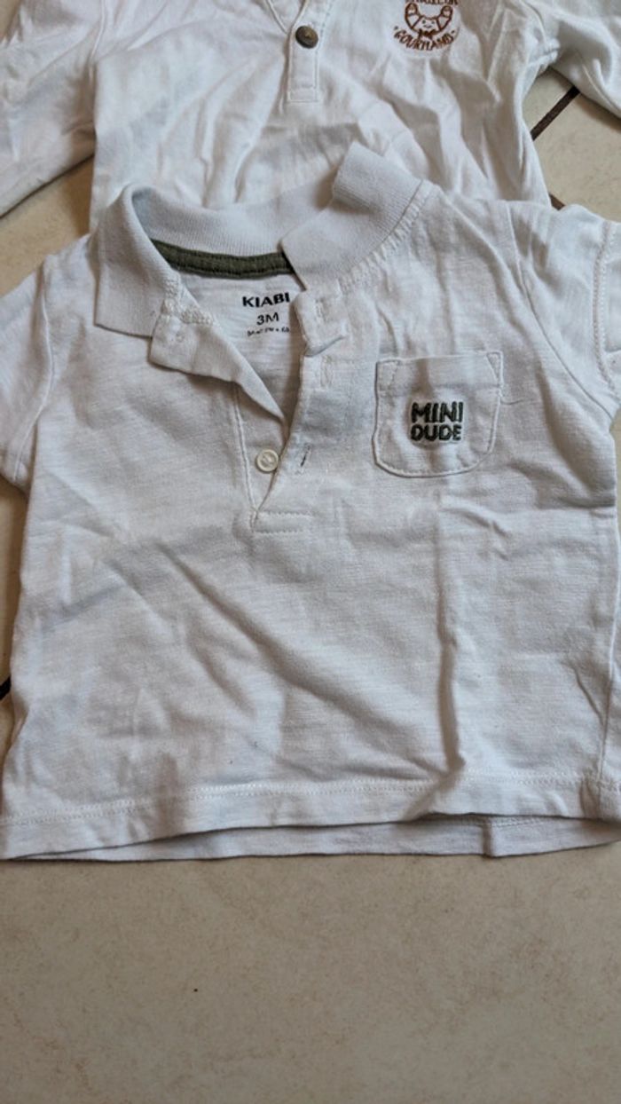Lot de 2 t-shirts garçon 3 mois - photo numéro 2