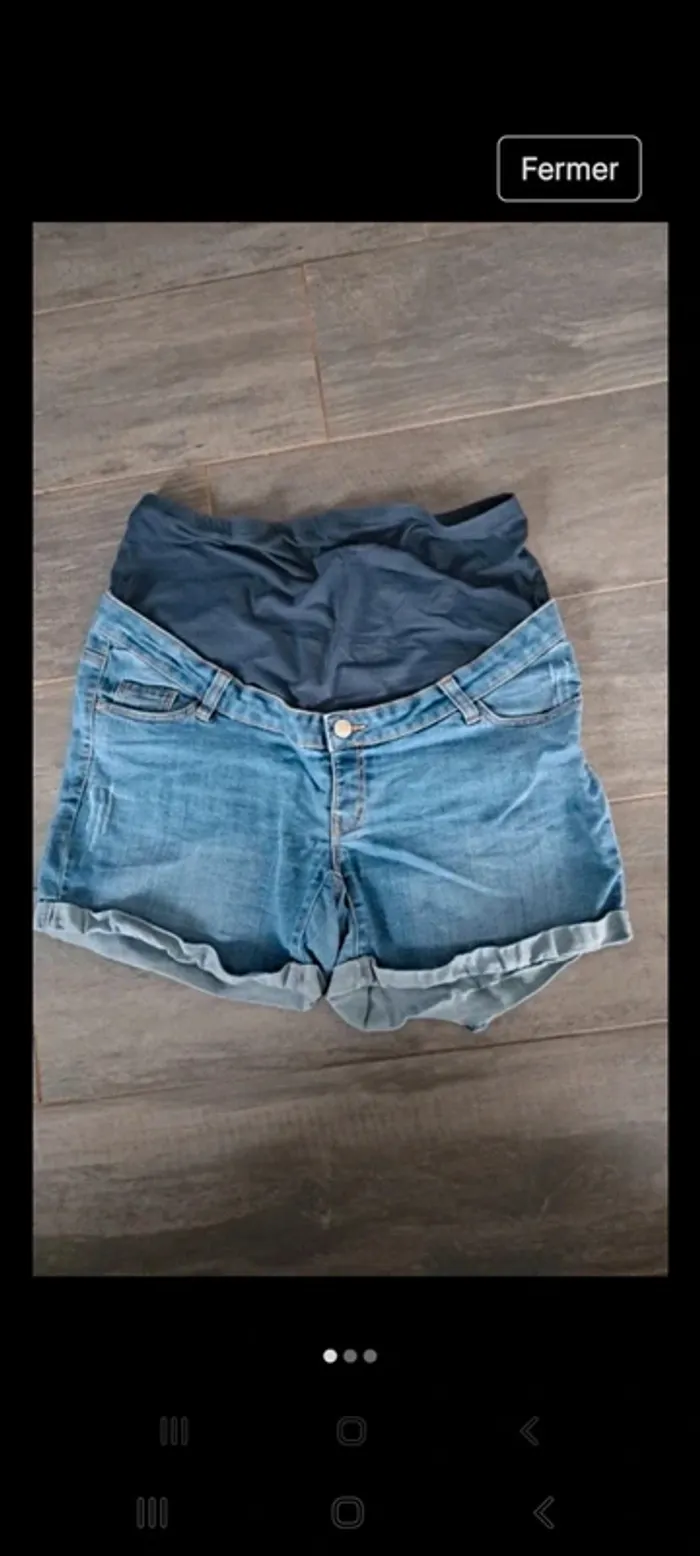 Short maternité Gémo 44