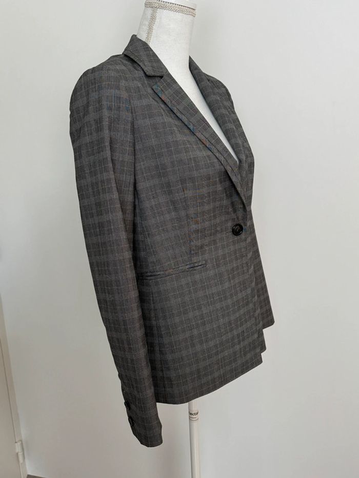 Veste blazer grise taille 36 - photo numéro 7