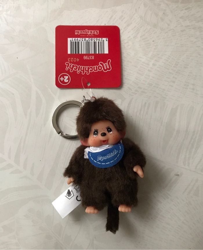 Monchhichi Fille Porte-Clé Rare !!!!!