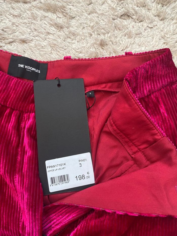 Pantalon velours rose The Kooples - photo numéro 5