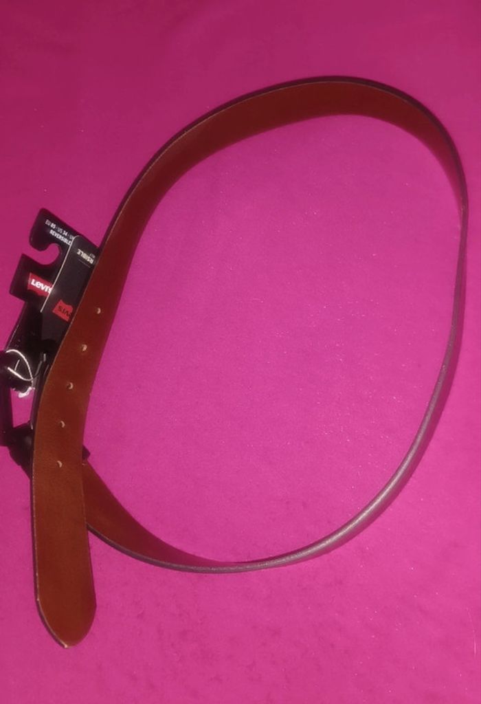 Ceinture cuir marron Levi's - photo numéro 7
