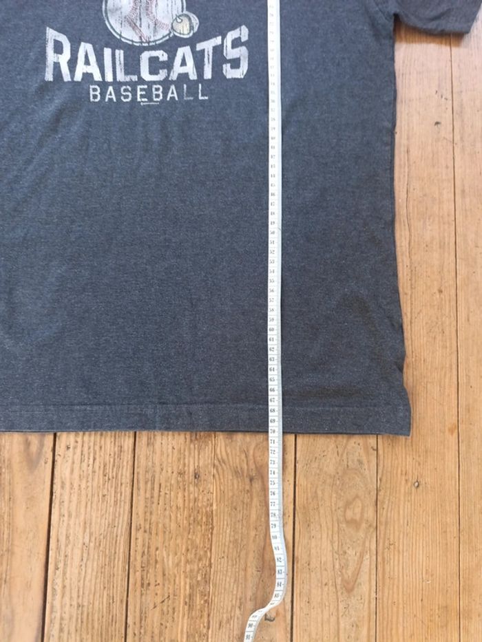 T-shirt USA university baseball Railcats L - photo numéro 8