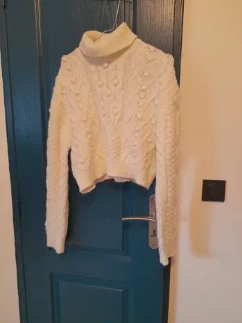 Pull col roulé taille M