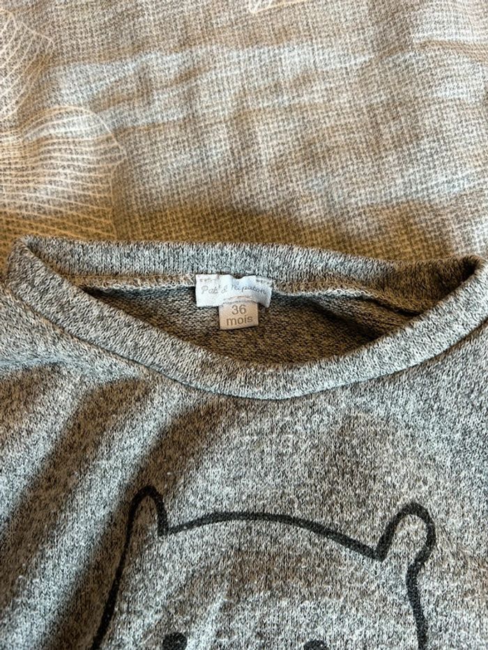 Pull fin 36 mois nounours - photo numéro 2