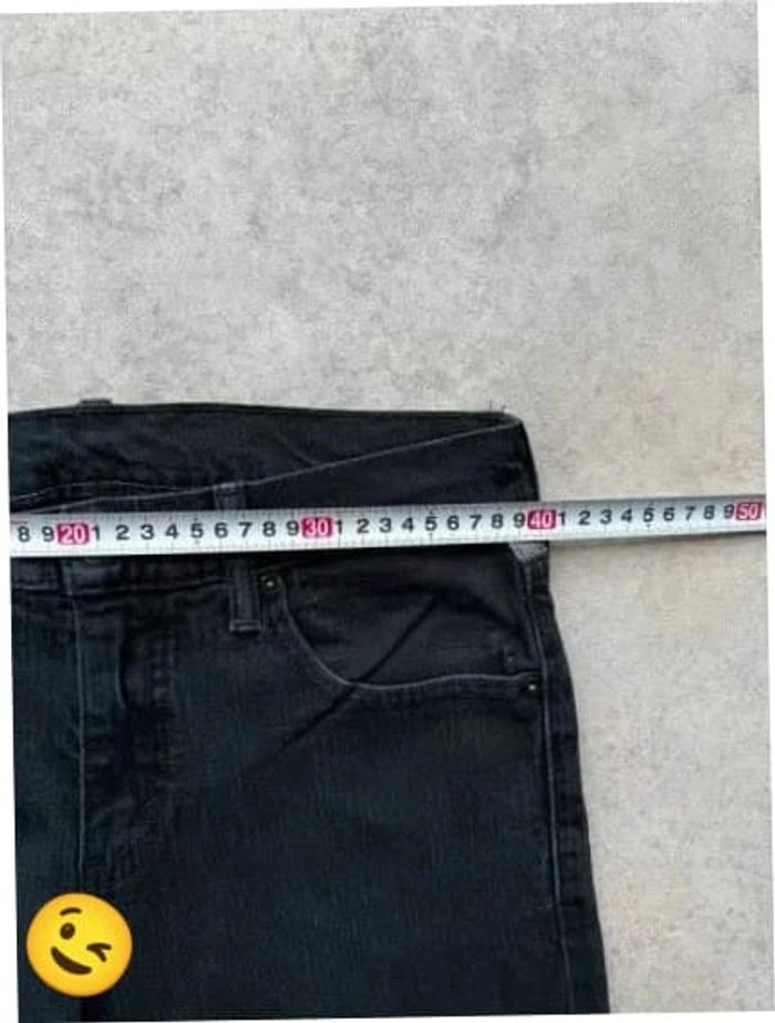 Jeans Levi's W30 FR40 L32 coupe droite noir gris Homme Men pan528b - photo numéro 3