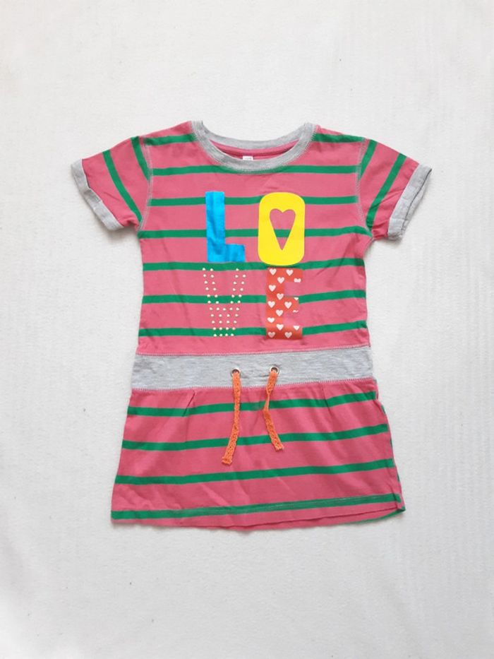 Robe manches courtes 110/116 cm