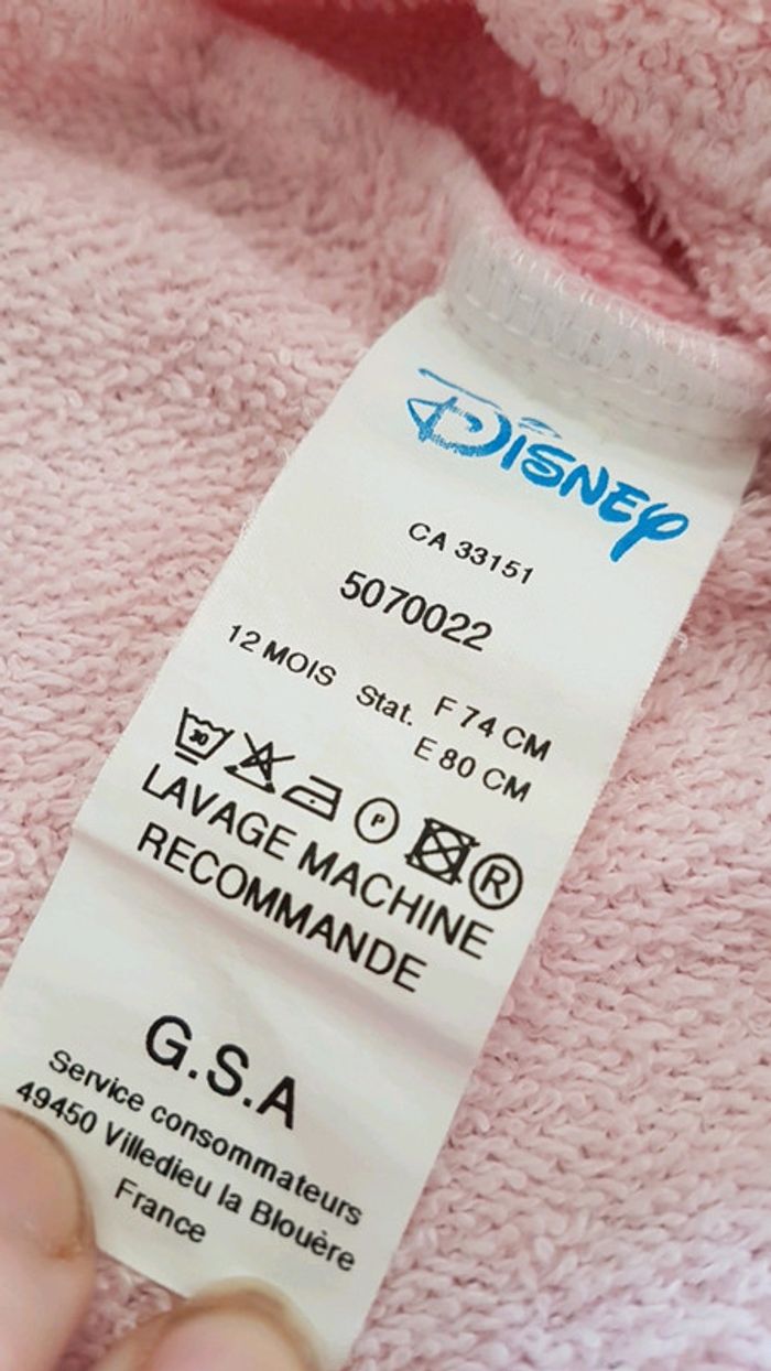 Peignoir Disney Minnie 1 an - photo numéro 6